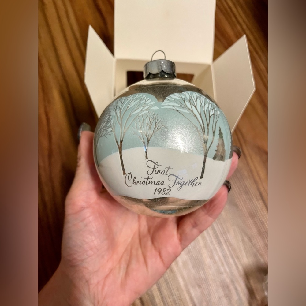 Hallmark First Xmas Together 1982 Vintage Ornament